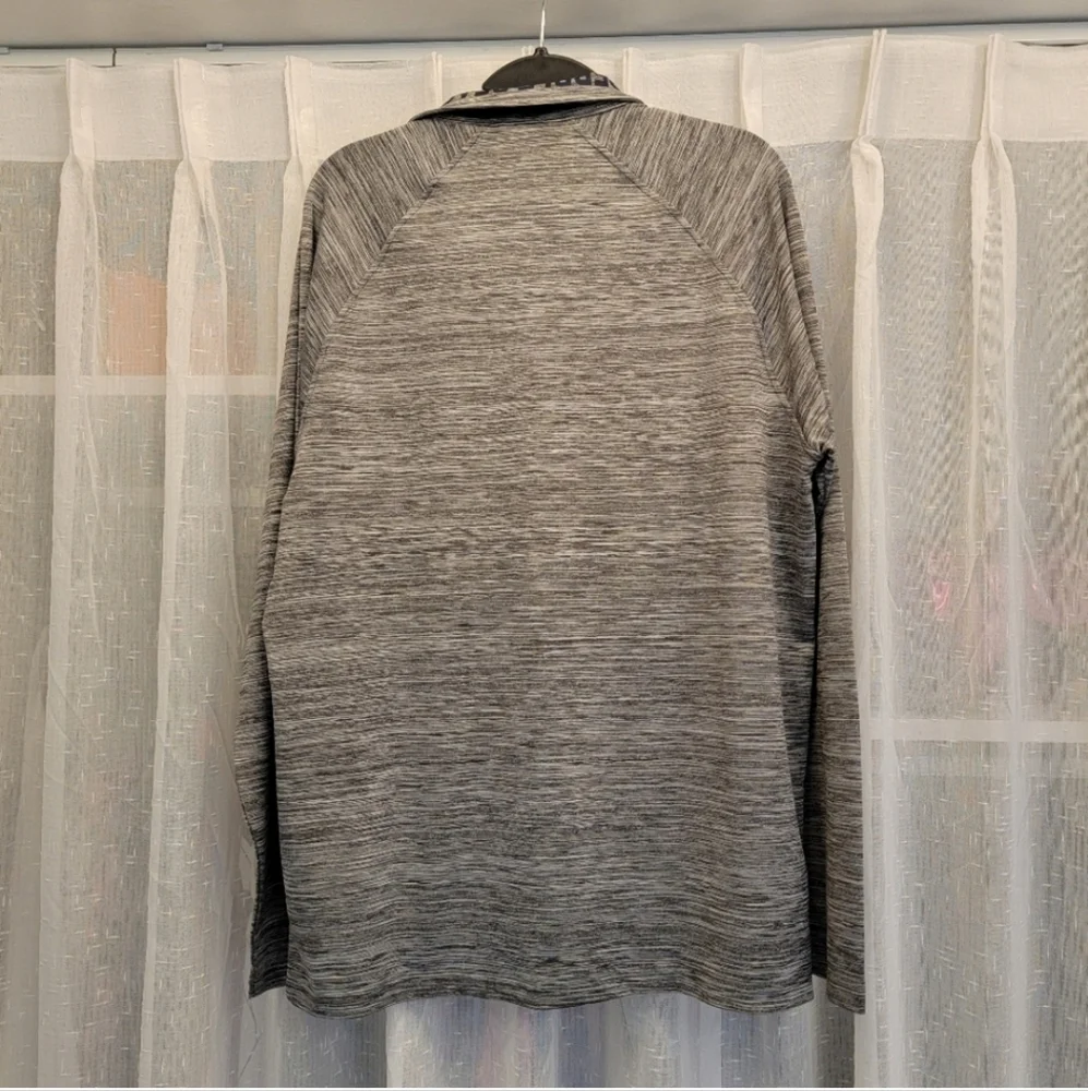 Levelwear Pebble Beach Quarter Zip Long Sleeve Shirt Gray Size Medium NWOT